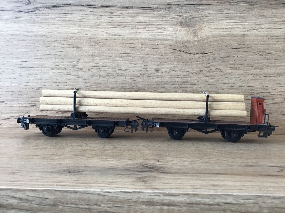Trix Express 20/158, Wagère Avec Charge De Bois, échelle H0, époque II