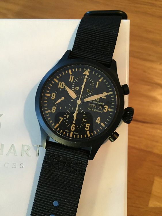 Steinhart nav b online chrono ii black dlc