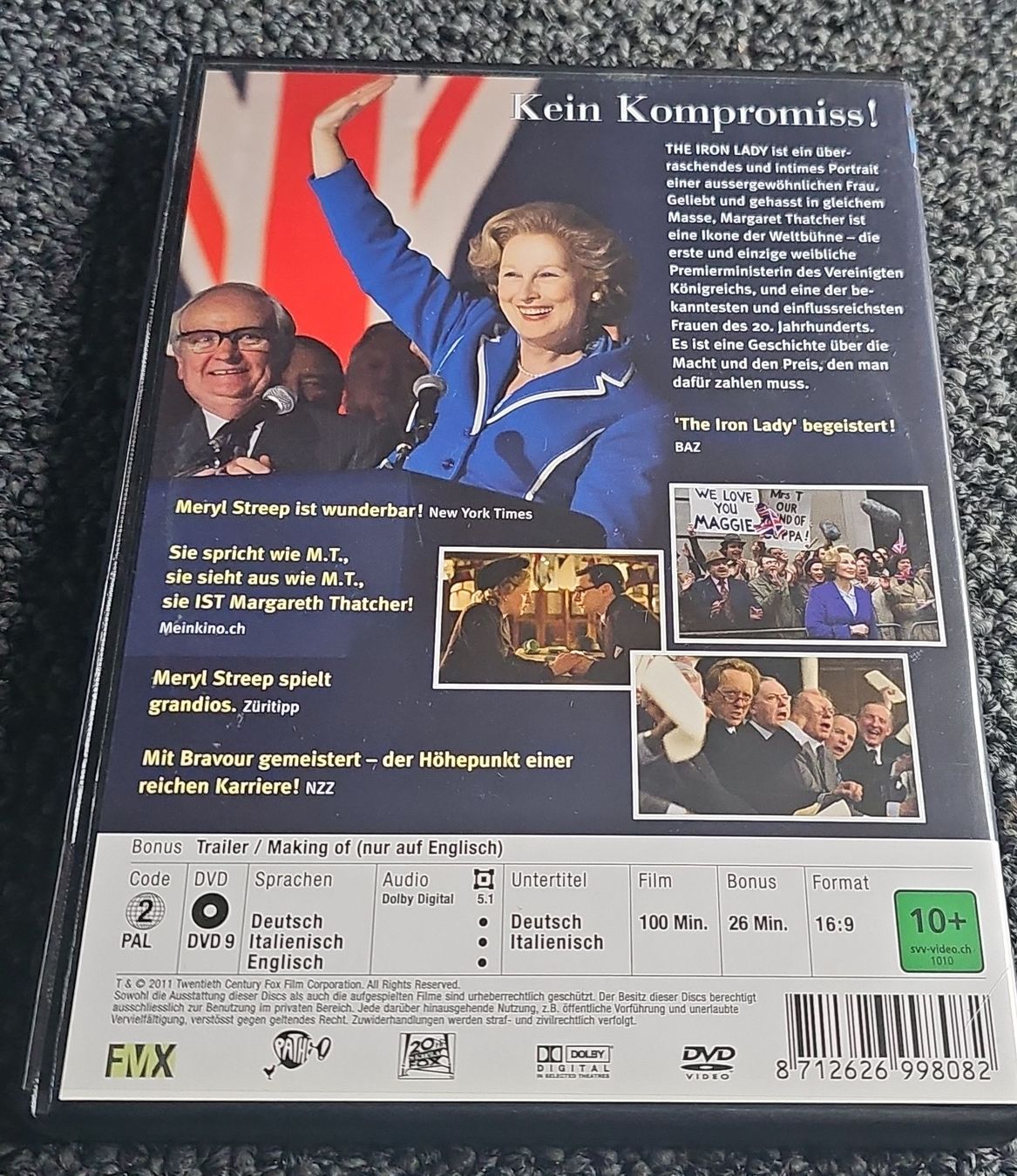 Alle DVDs: Die Eiserne Lady(23565) – Gebraucht aus Ruswil von jan_bxl5 1