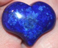 Deko - Heilsteine X-593 – Lapislazuli Herz – ca. 25x20x11mm
