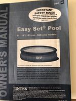 Piscine Intex Easy Set, état neuf 183/549 cm