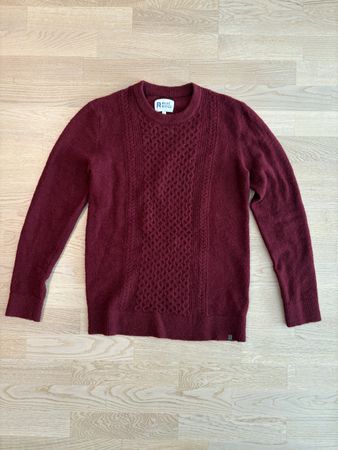 Burgunderroter Strickpullover von WE, Grösse M