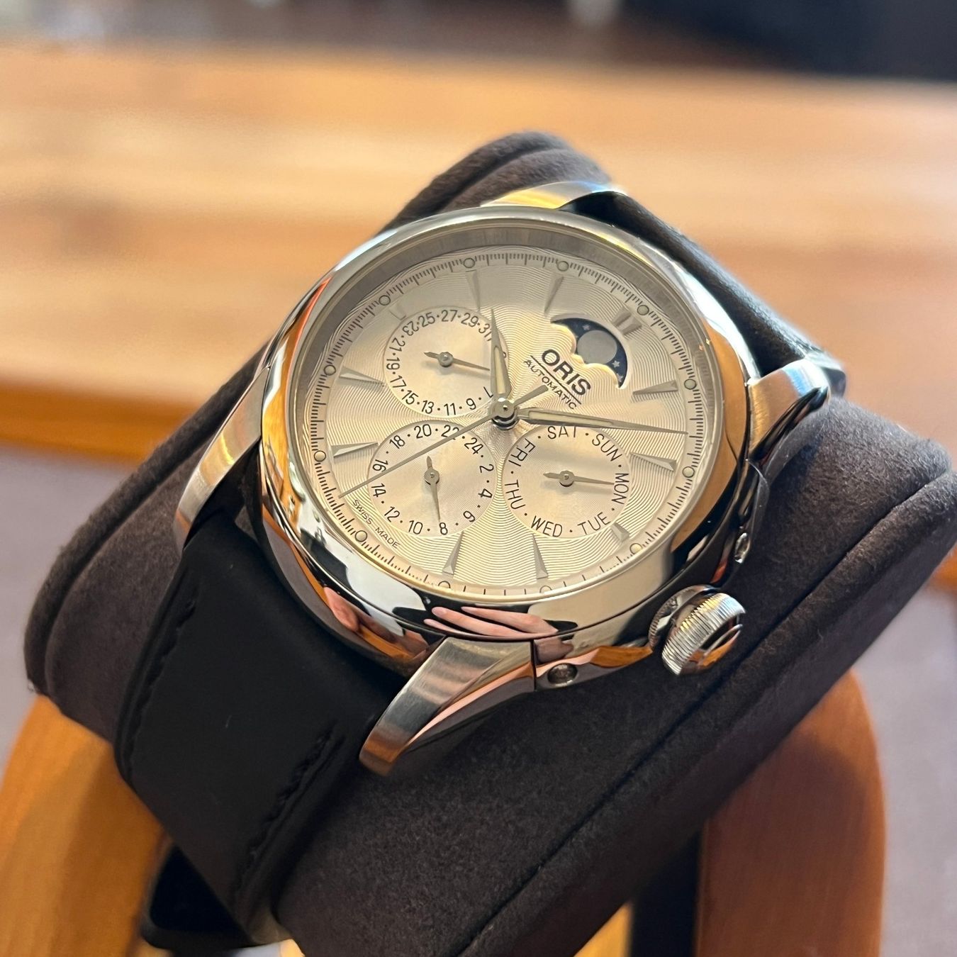 Oris Orologi: Oris Artelier Complication Automatic Moonphase 7546 – Usato da Carouge GE venduto da Watchaser 8