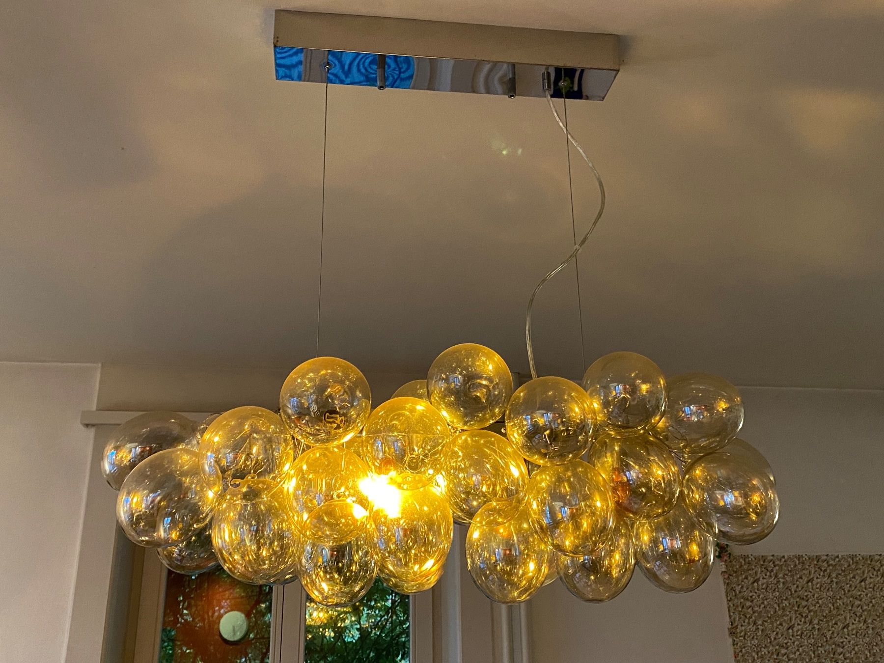 Pfister Lampadari & plafoniere: Hängeleuchte mit Glaskugeln – Usato da Buchs Ag venduto da Cleaudia 1