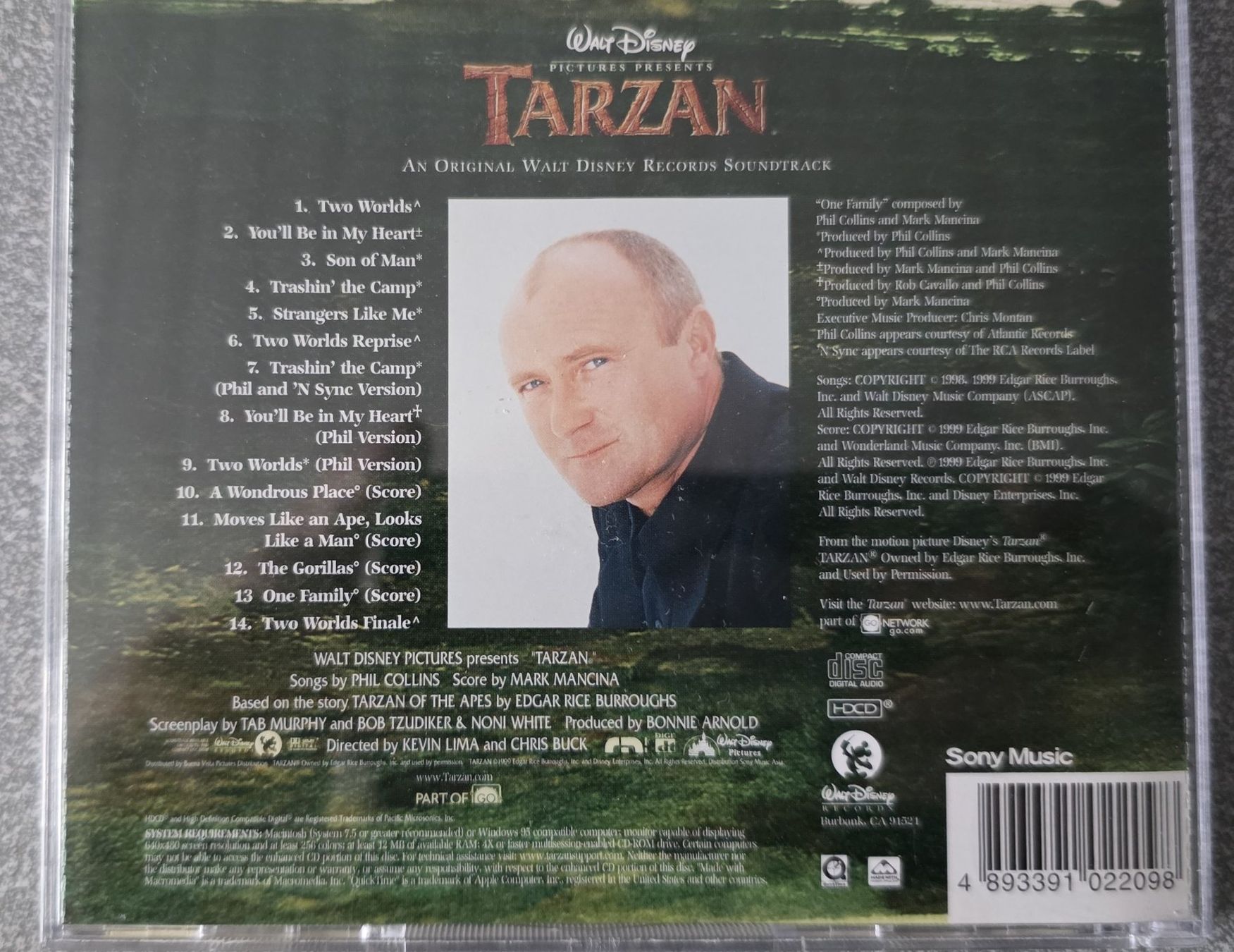 CDs: Tarzan 2 CD - Original Motion Picture Soundtrack CD – Gebraucht aus Oetwil am See von fineli2 1