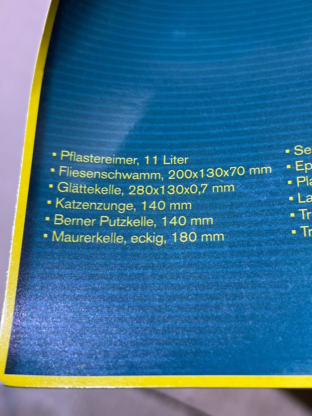 Technocraft Tutti gli attrezzi: Technocraft Maurer-Satz, 6-teilig, neu – Nuovo e nell'imballaggio originale da Tann venduto da Mad_less 2