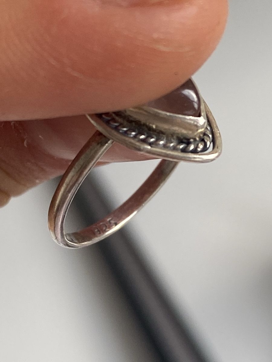 Anelli: Silber 925 Rosa Quartz Tropfen Ring – Nuovo (secondo la descrizione) da Givisiez venduto da sgu_k58r 2