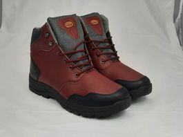 SALE Herren Boots Halbschuhe Wanderschuhe bordeaux Gr. 45