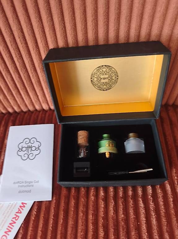 Altri Prodotti per fumatori: dotmod dotRDA Single Coil  Grün  unbenutzt – Nuovo e nell'imballaggio originale da Elgg venduto da lul_lmn2