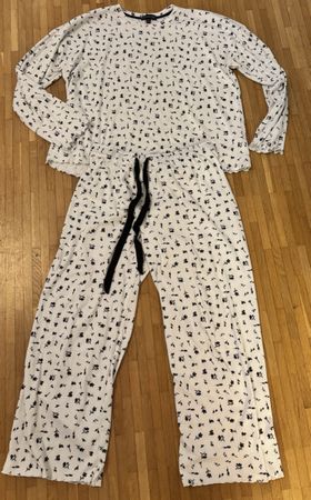 P.J. Salvage Pyjama, Damen, Gr. L, Blumenmuster,