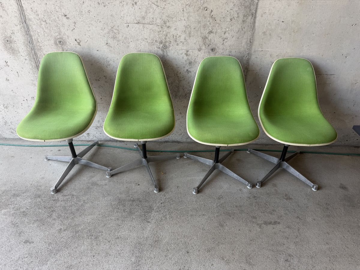Herman Miller Sedie: 4 Vitra Herman Miller Eames Side Chair Stühle Sessel – Usato da Niedergösgen venduto da wlo_wdm2