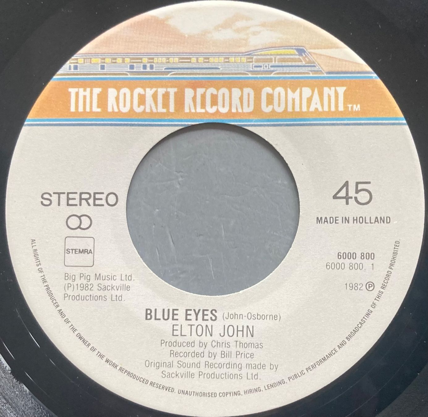 Dischi in vinile: ELTON JOHN - BLUE EYES – Usato da Poliez-Pittet venduto da Newtown-Records 2