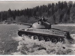 AK Panzer 58 Thun Waffenplatz Schweizer Armee Feldübung