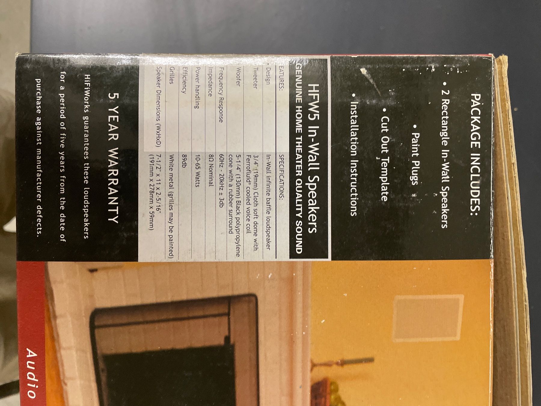 Lautsprecher: HiFi Works HFW5 Einbau Lautsprecher / Stk. – Neu und originalverpackt aus Dagmersellen von vonTV 4