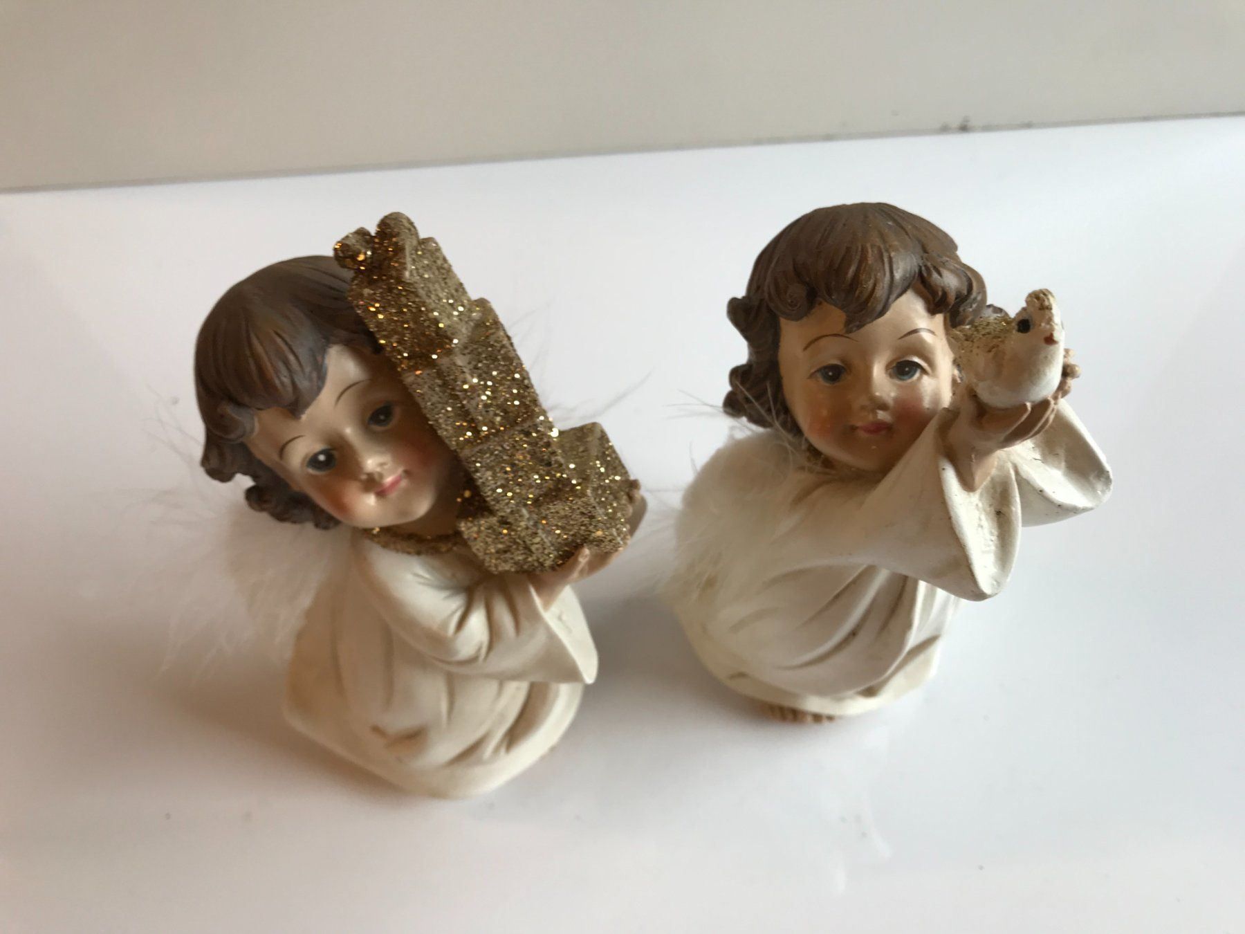 Statuette: Engel Paket und Vogel – Nuovo (secondo la descrizione) da Werthenstein venduto da Sublix 1