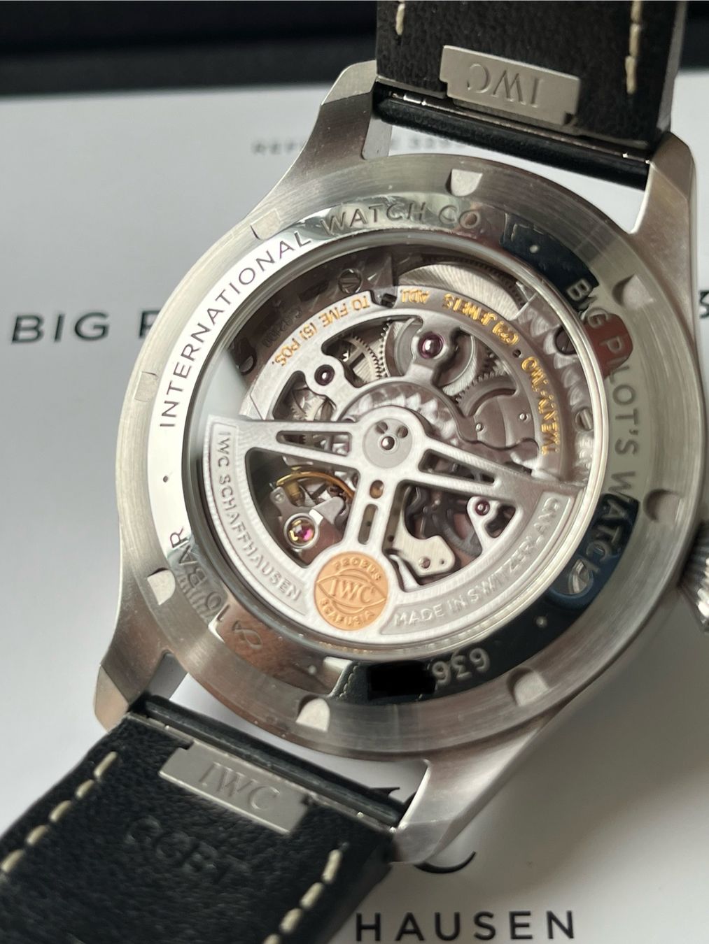 IWC Uhren: IWC Big Pilot 43 Fullset mit Garantie – Gebraucht aus Birsfelden von Mynos 6