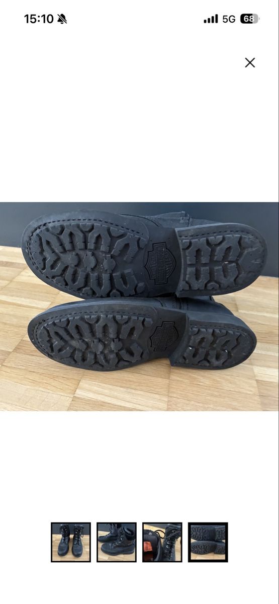 Harley-Davidson Scarpe da donna: Harley Davidson bike boots  – Usato da Neuchâtel venduto da msu_8sxj 3