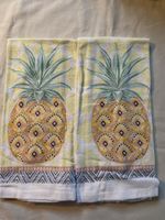 2 Summer Pineapple Kitchen Towels, New!