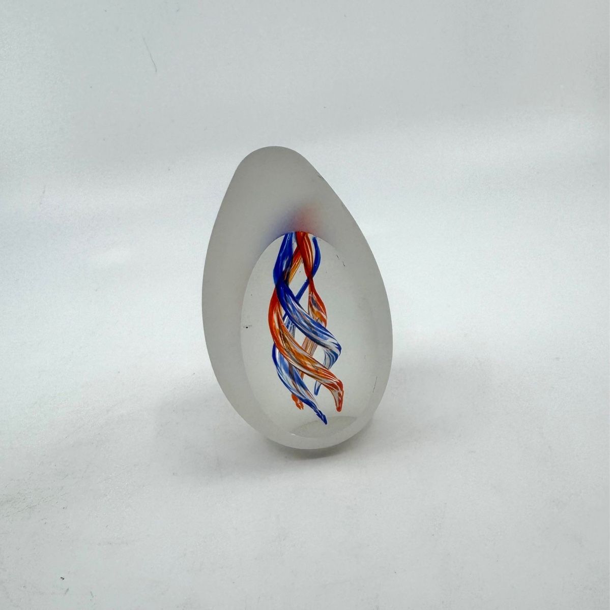Statuette: Dekorativer Briefbeschwerer aus Glas – Usato da Herisau venduto da Seyashop1