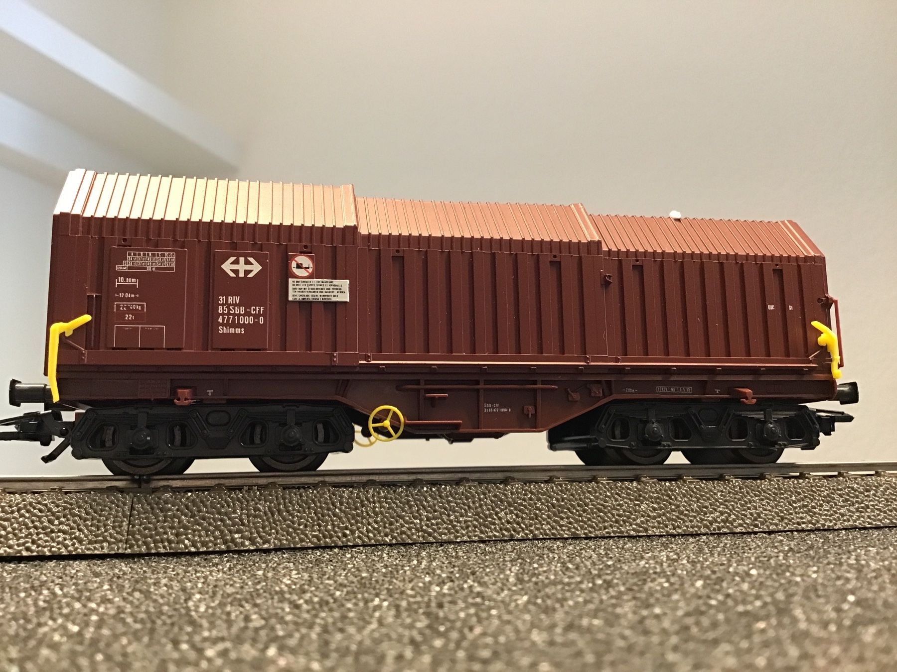 Roco Modellini di ferrovie: Roco H0 Güterwagen SBB CFF gebraucht mit OVP – Usato da Männedorf venduto da Modelle-aller-Art 2