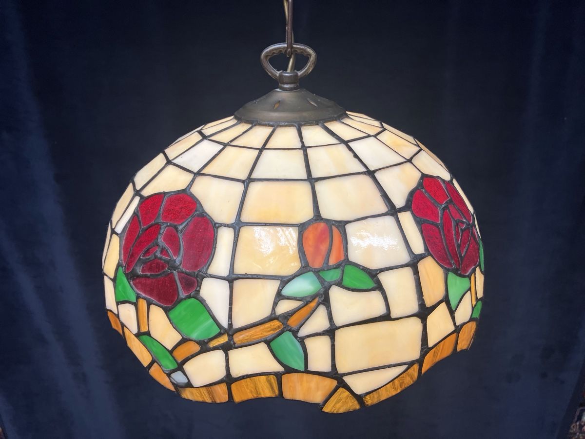 Lampadari & plafoniere: Tiffany stil Deckenlampe Top Zustand – Usato da Zürich venduto da Artnuvo 7