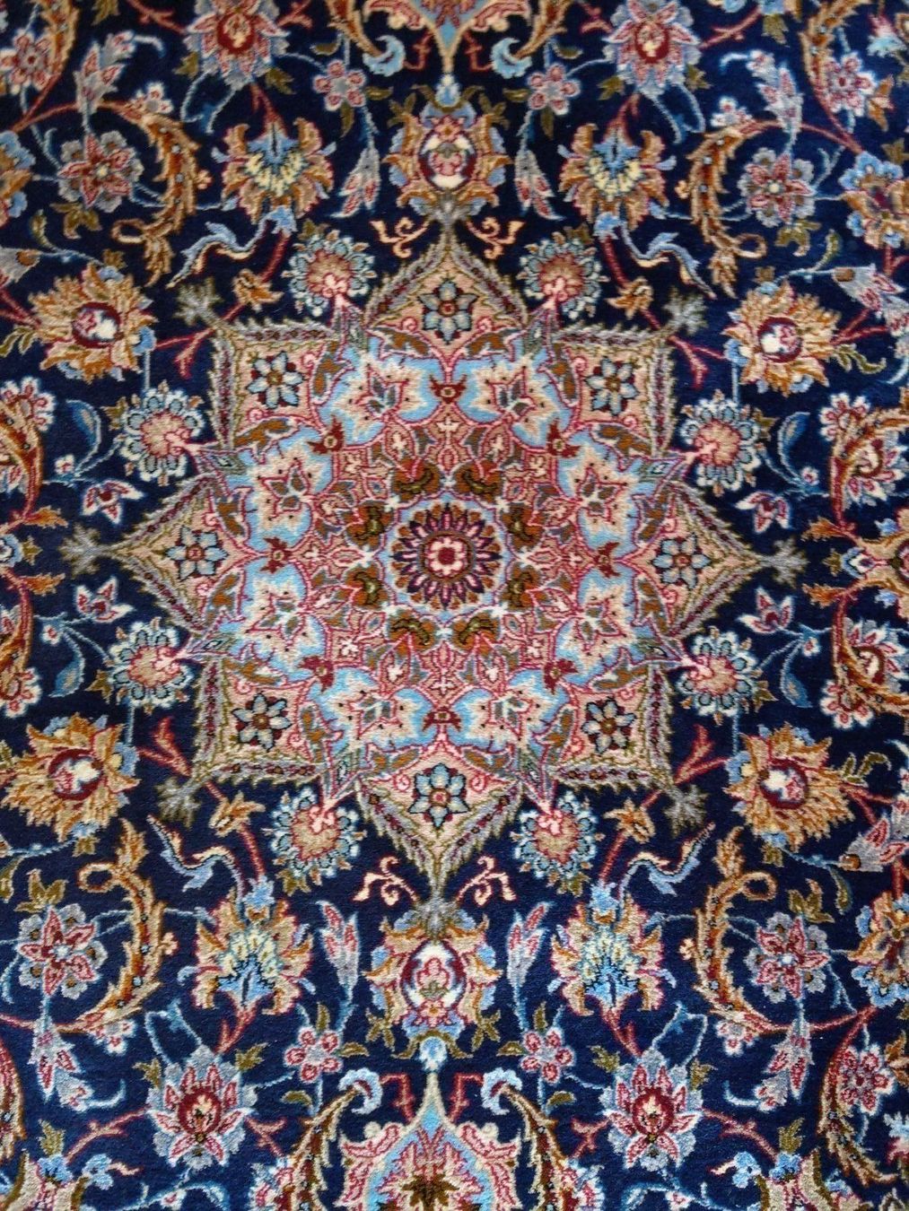 Tappeti: Orientteppich Isfahan Korkwolle auf Seide – Nuovo (secondo la descrizione) da Horgen venduto da ilanist 5