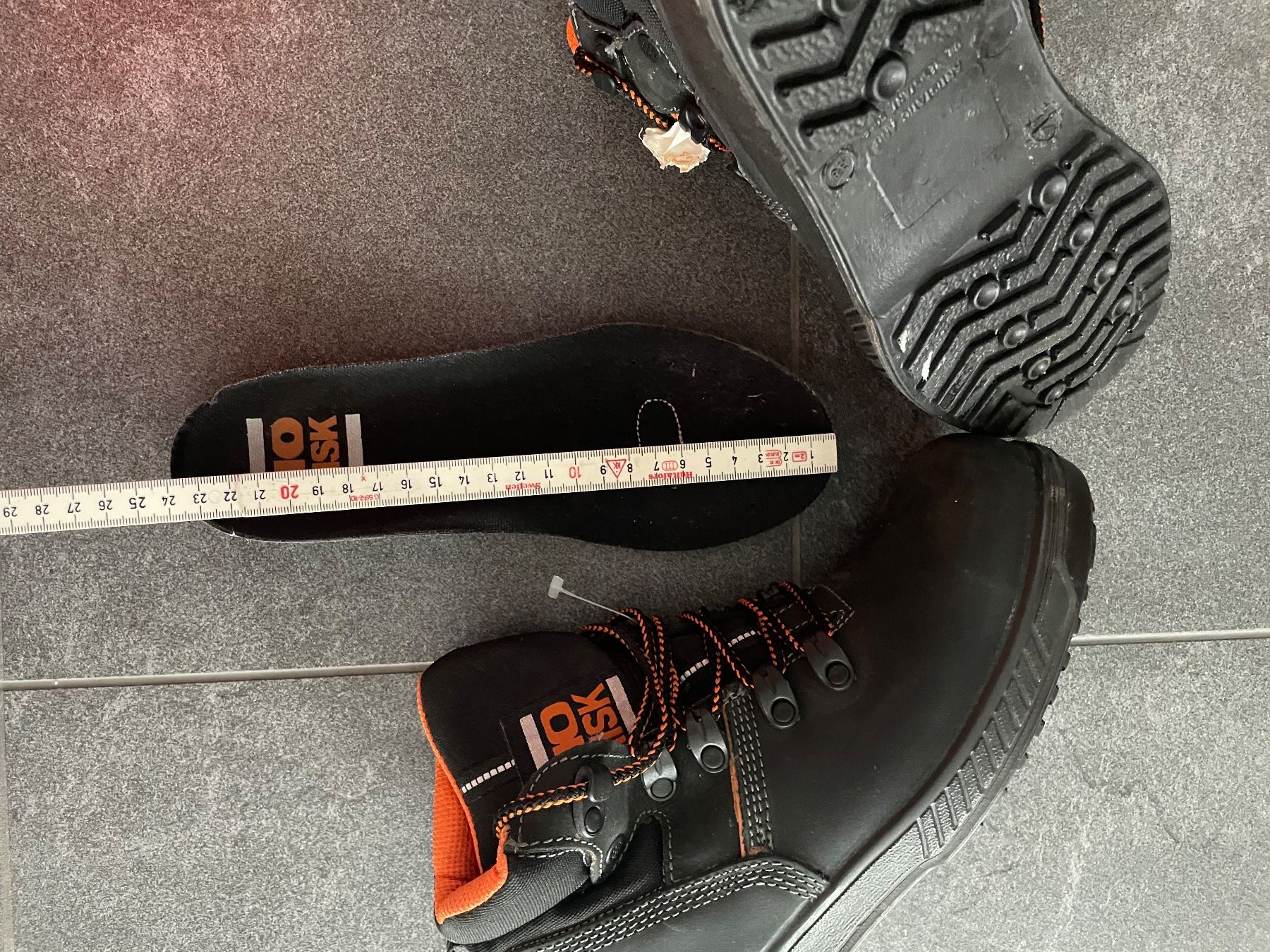 Herrenschuhe: Arbeitsschuhe S3 mit Stahlkappen NO RISK – Gebraucht aus Langwiesen von molegra 1