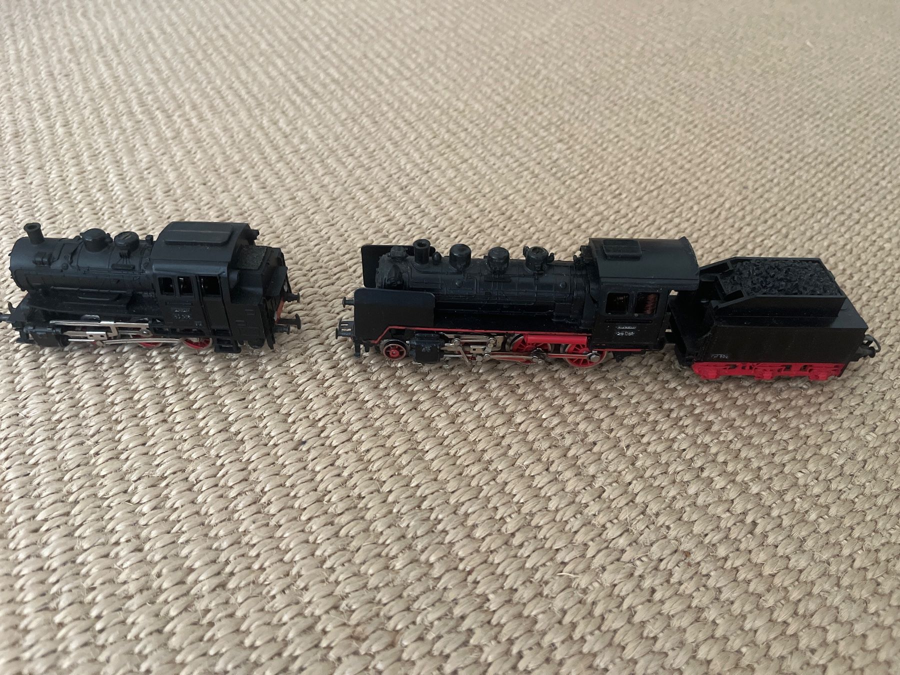 Märklin Modelleisenbahnen: Zwei schwarze Dampflokomotiven von Märklin – Gebraucht aus Zumikon von omorax