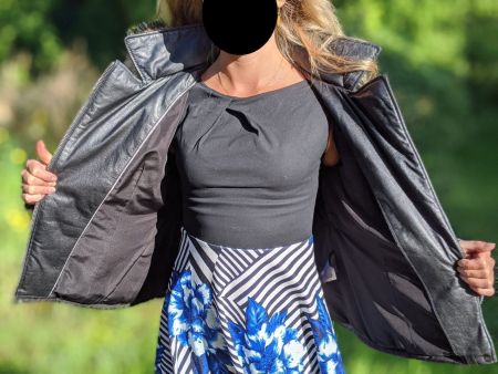 Paparazzi Switzerland Leder Fell Jacke
