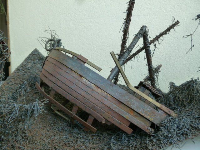 Sculture & Statue: Schwere Skulptur "Schiff Wrack" – Usato da Liestal venduto da euro2006 1