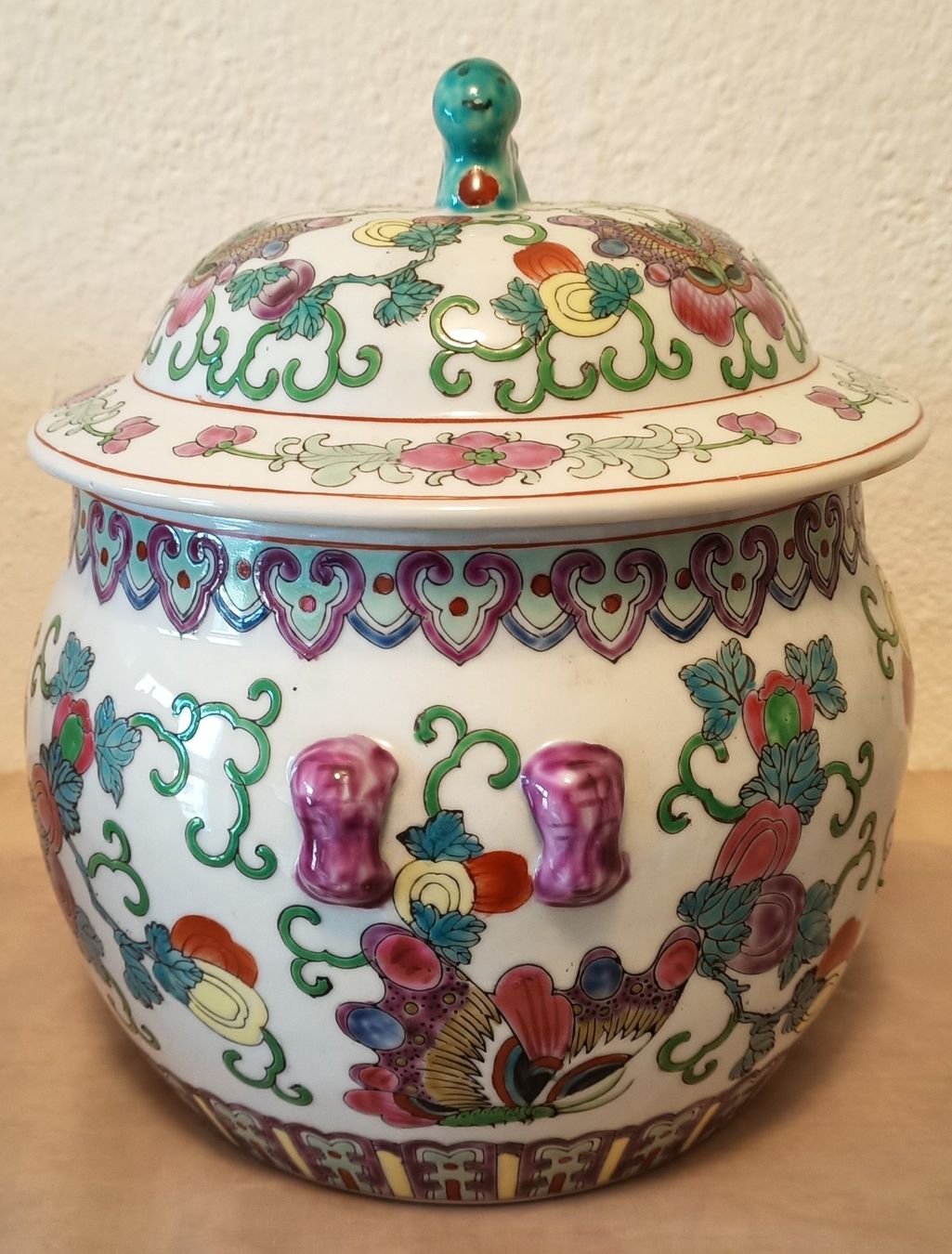 Pentole: Chinesischer Keramik "Ingwertopf" – Usato da Schwerzenbach venduto da oldthings79 2