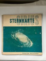 Sternkarte Sirius  Hallwag Verlag Bern und Stuttgart