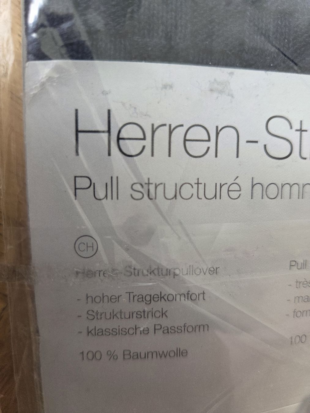 Maglioni & Felpe: Herren Struktur Pullover, Gr. 52/54, Neu & OVP, Winter! – Nuovo e nell'imballaggio originale da Aarau venduto da crissta 4