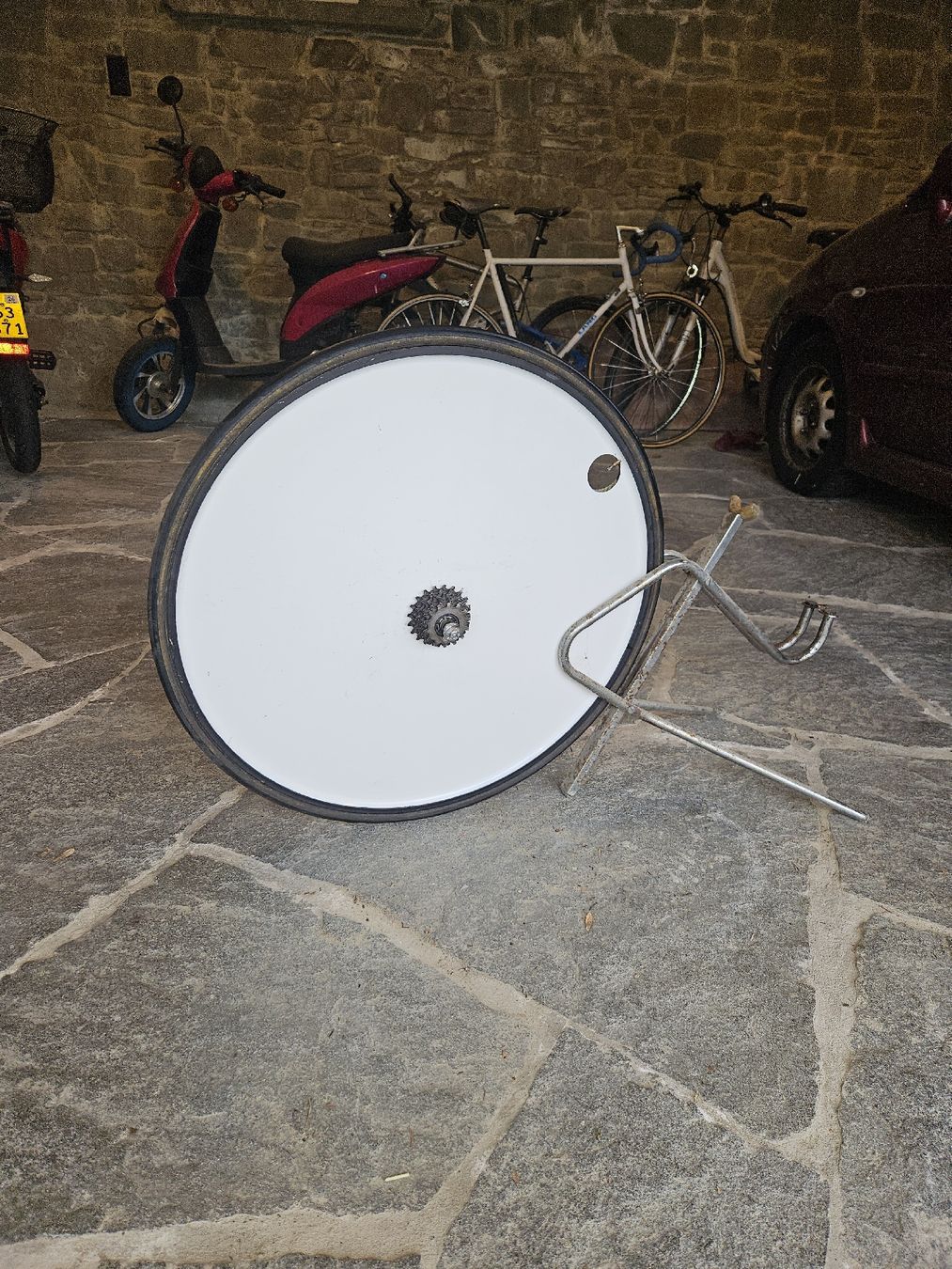 Pneumatici & Ruote complete: Scheibenrad für Strassenrennrad – Usato da Guntershausen Berg venduto da Jeremias7