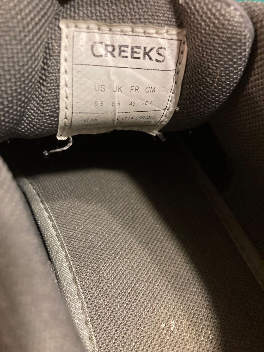 Scarpe da uomo: Chaussures Creeks Homme, Taille 43 – Usato da Le Mont-sur Lausanne venduto da dia_6cz5 2