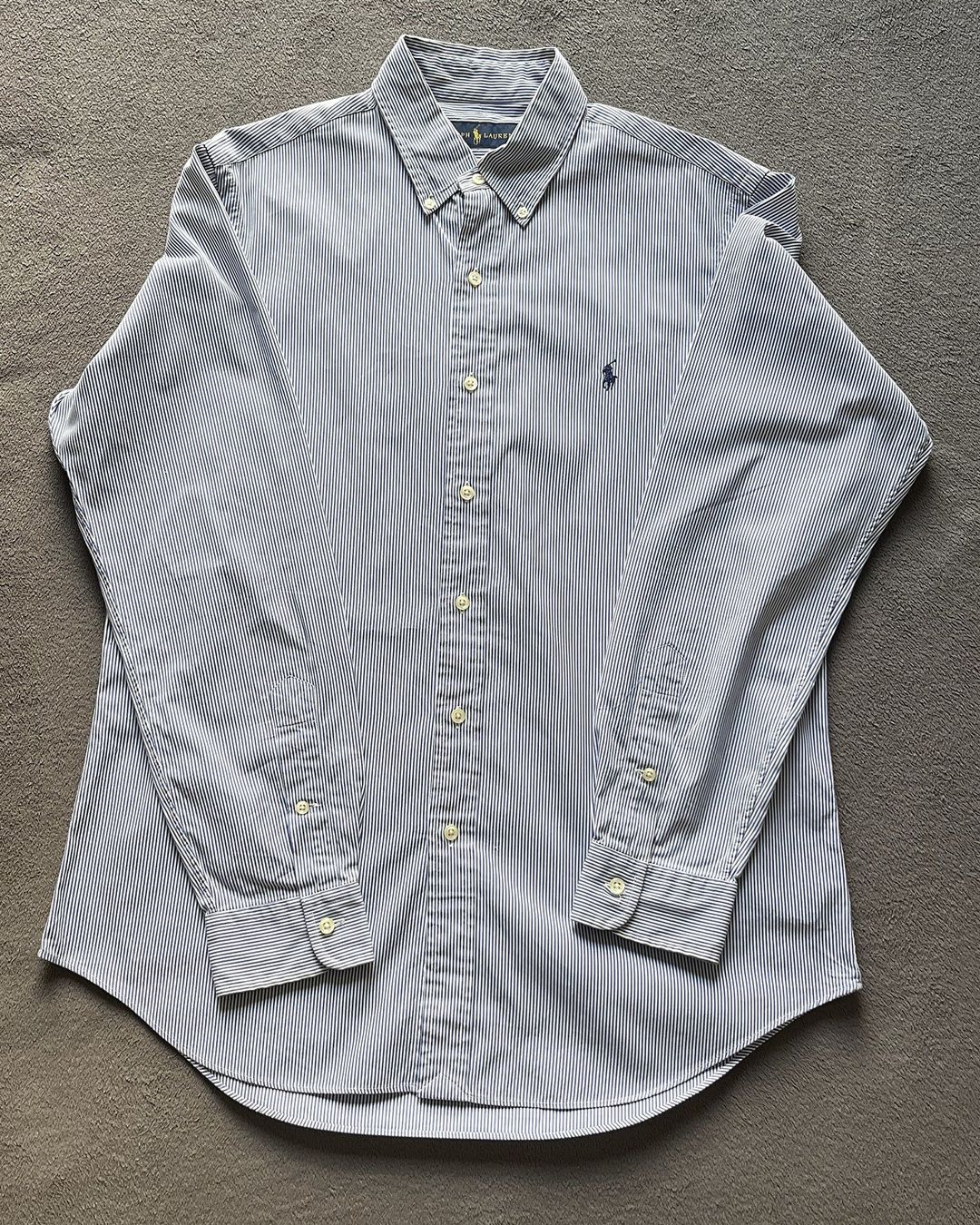 Ralph Lauren Camicie: Ralph Lauren Hemd Gr. M Hellblau gestreift – Nuovo (secondo la descrizione) da Wettingen venduto da Andi_95