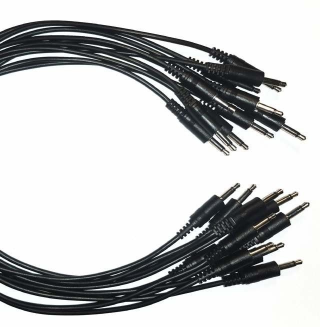 Strumenti musicali: 10Stk Eurorack Patchkabel 3.5mm mono jack 100cm schwarz – Nuovo e nell'imballaggio originale da Illnau venduto da diy-shop