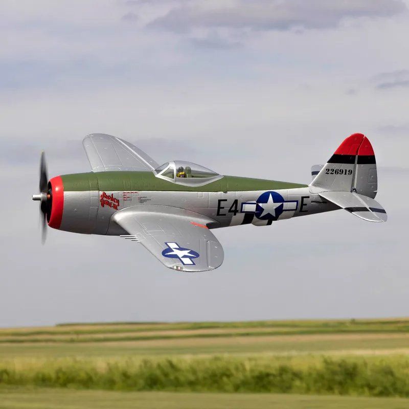 E-Flite RC Kits de montage: E-flite Micro P-47 Thunderbolt 625mm BNF Basic AS3X+ & SAFE – Neuf avec emballage d'origine à Kirchberg BE par SnoringMan