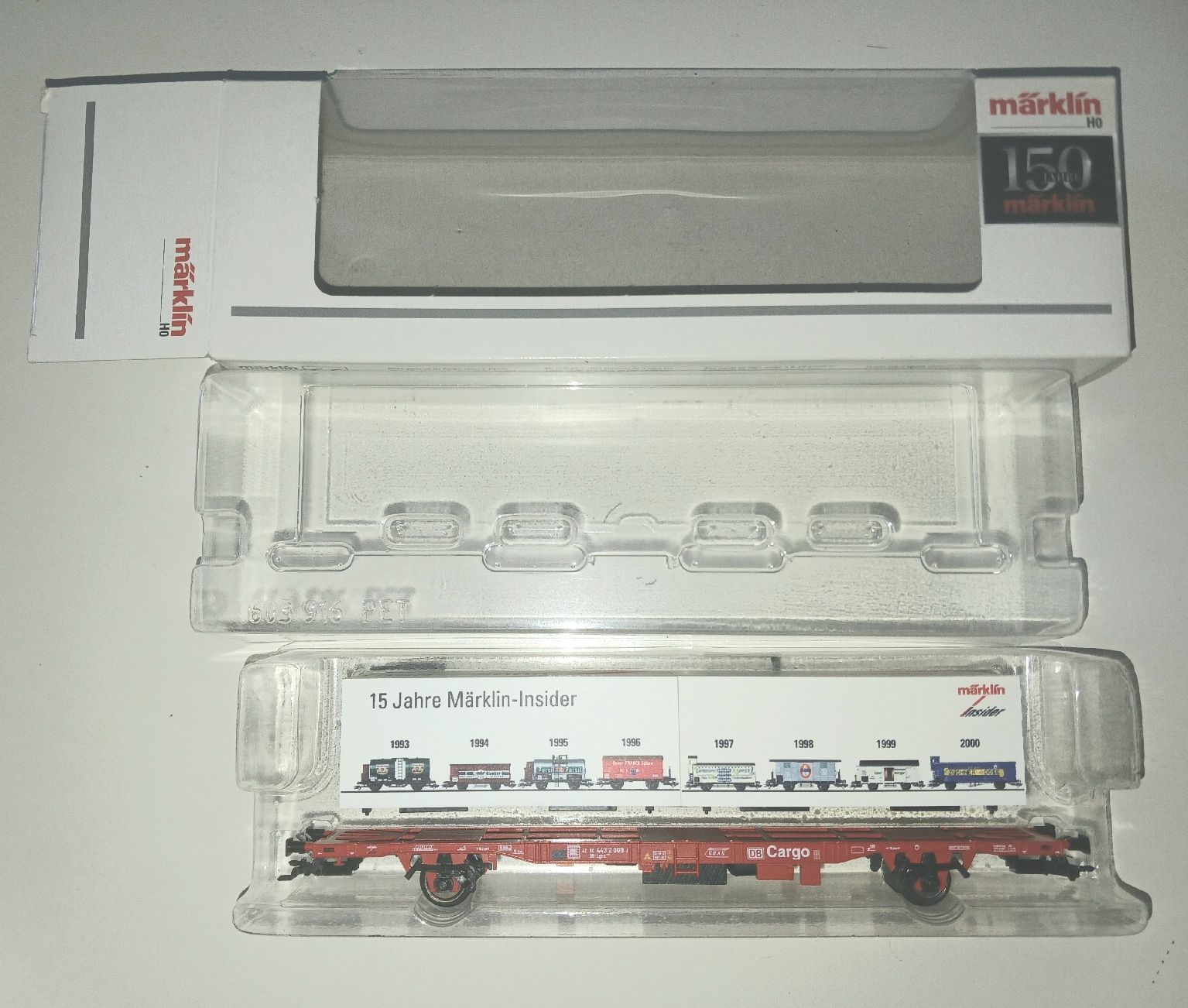 Märklin Modellini di ferrovie: Märklin H0, Wagon spécial "15 ans Insider" DB "Comme neuf " – Nuovo (secondo la descrizione) da Moutier venduto da 2CC2.3402 4