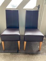 2x Elegante Esszimmerstühle, Dunkelbraun, Top Zustand!