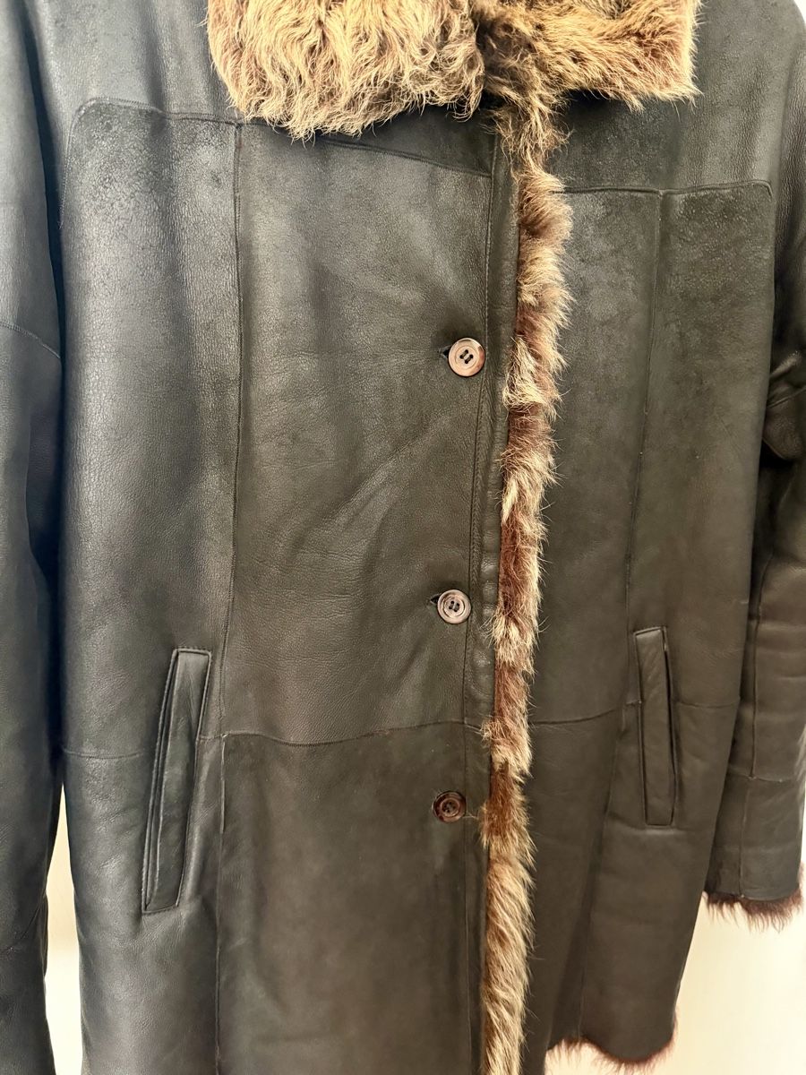 Cappotti: Lamm od. Nappa Ledermantel / Shearling / Mantel / Mode – Usato da Romanshorn venduto da Romolo_Blu 3