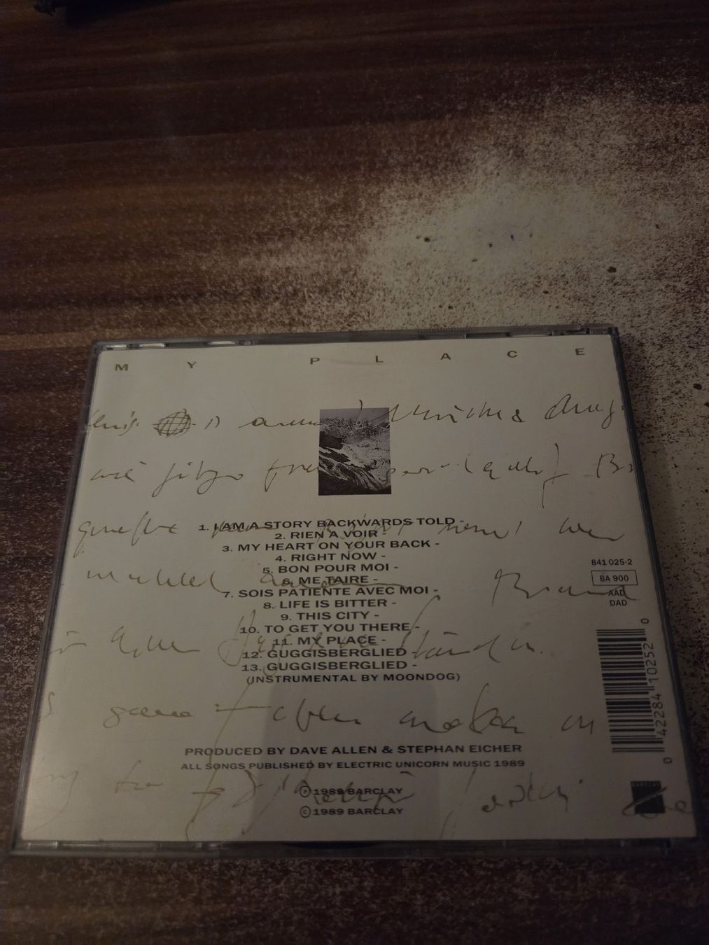 CDs: Stephan Eicher - My Place – Gebraucht aus Wattenwil von Mage66 1