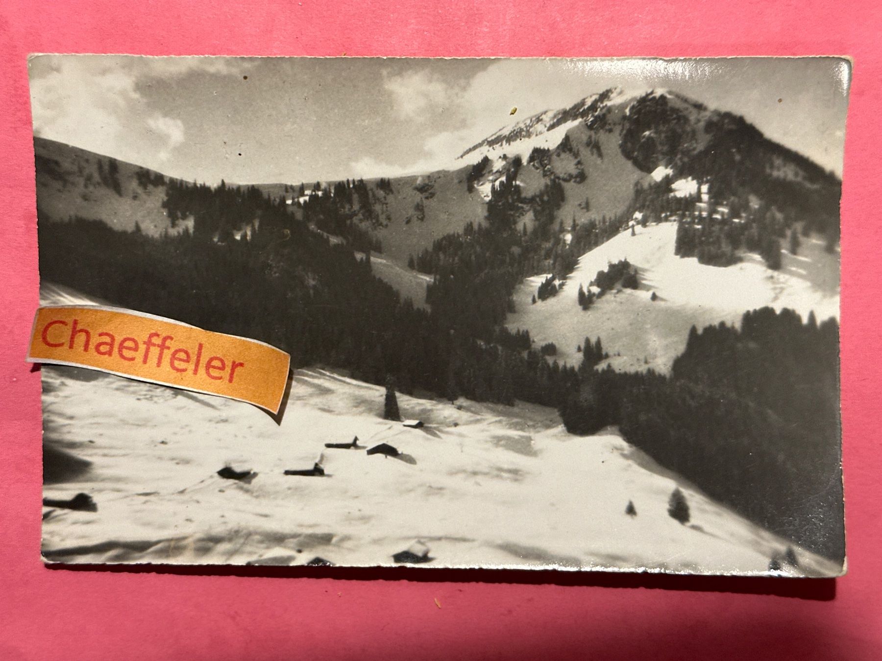 Cartoline postali: Winter im Diemtigtal.  Tschuggen – Usato da Zürich venduto da Chaeffeler