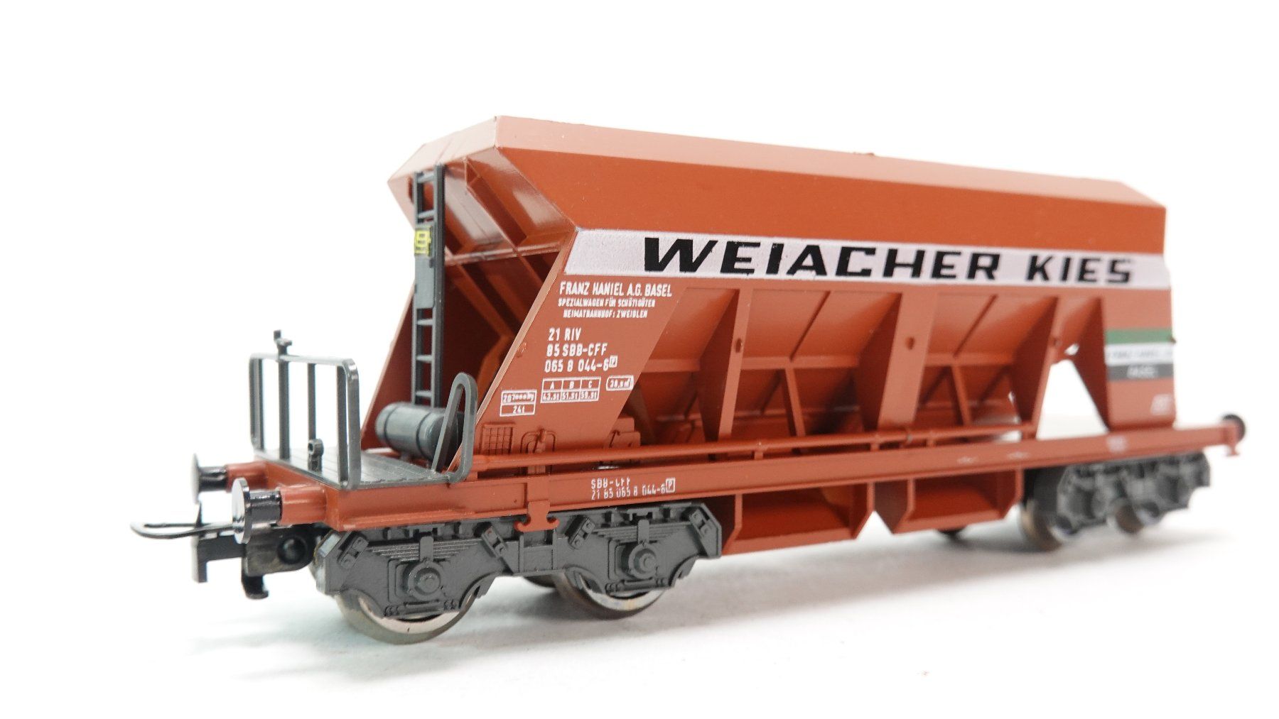Liliput Modellini di ferrovie: e54 Liliput SBB Weiacher Kies Wagen braun | 2467 – Usato da Thun venduto da evinka_gmbh