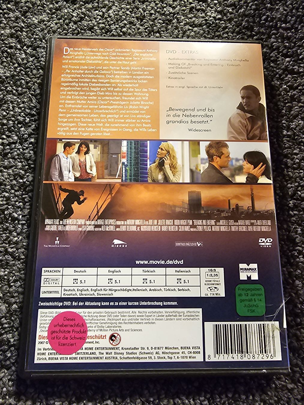 Tutti i DVDs: Breaking and Entering (21400) – Usato da Ruswil venduto da jan_bxl5 1