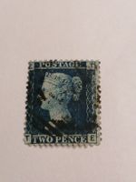 Two Pence Blue 1855 
