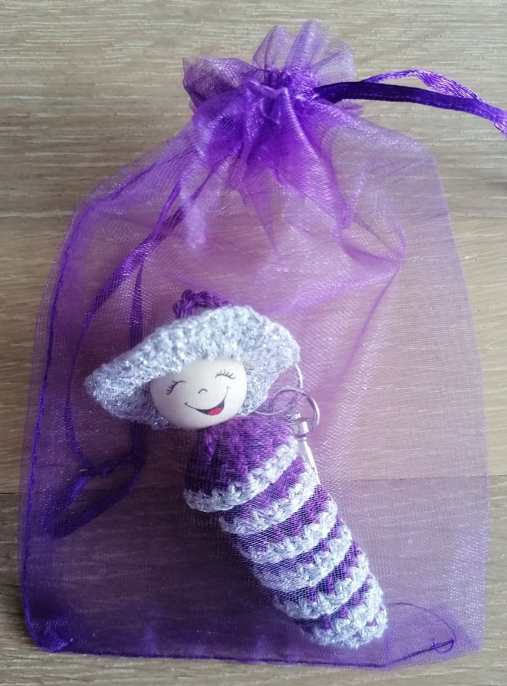 Tutte le decorazioni: Handgemacht Glückswürmchen 3 Stück Violet – Nuovo e nell'imballaggio originale da Rümlang venduto da TRICE67 4