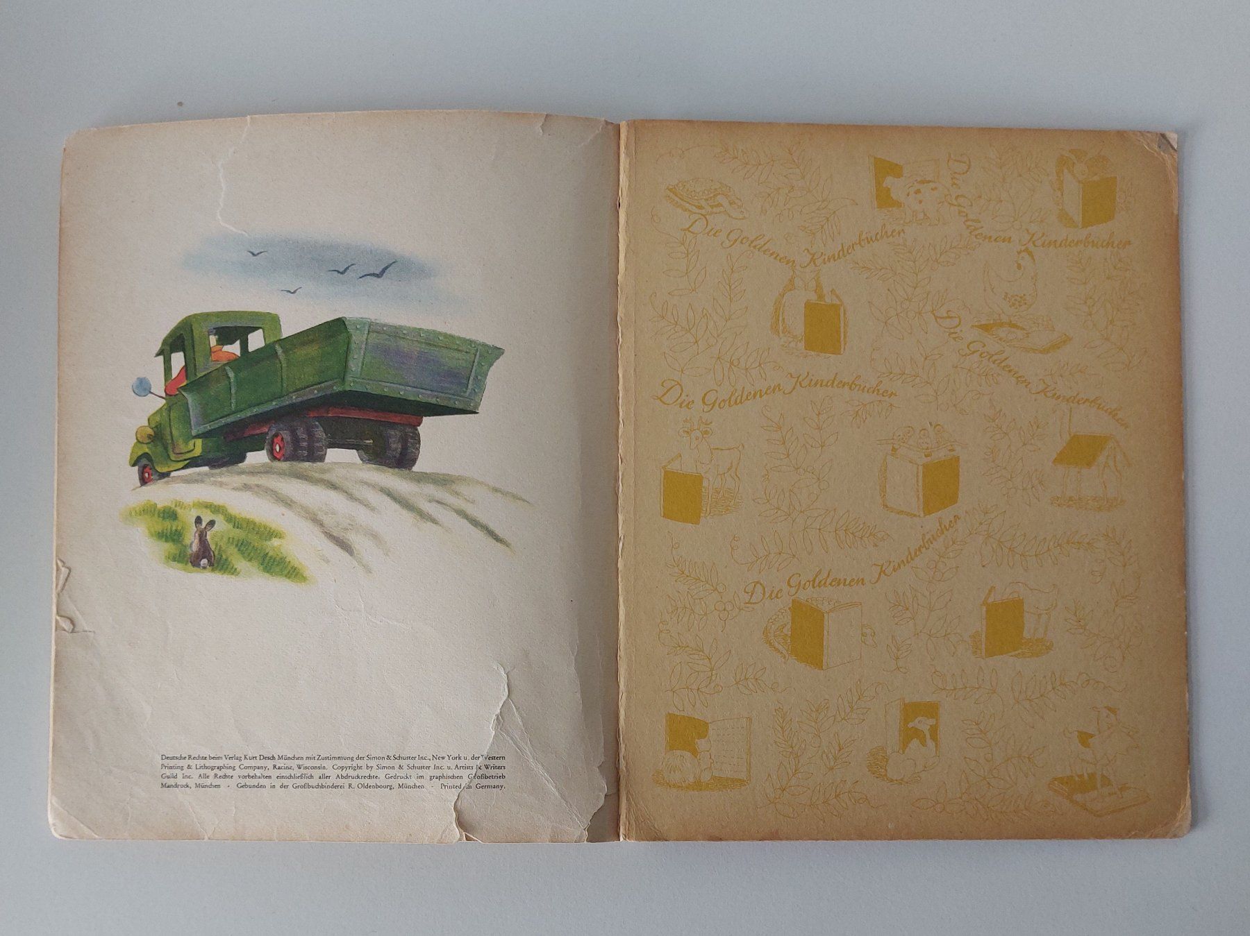 Libri: Die lustige Autofahrt Kurt Desch München Kinderbuch – Usato da Schenkon venduto da Uhu007 5