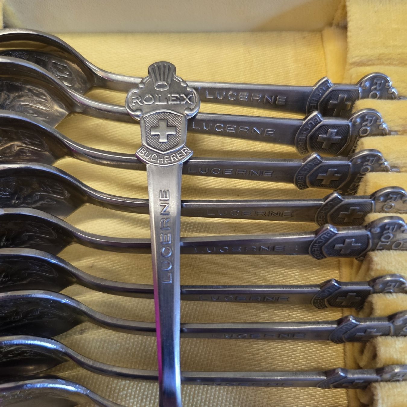 Cucchiai: 10 Rolex-Löffeli in Box – Usato da Stans venduto da Ducati16 4