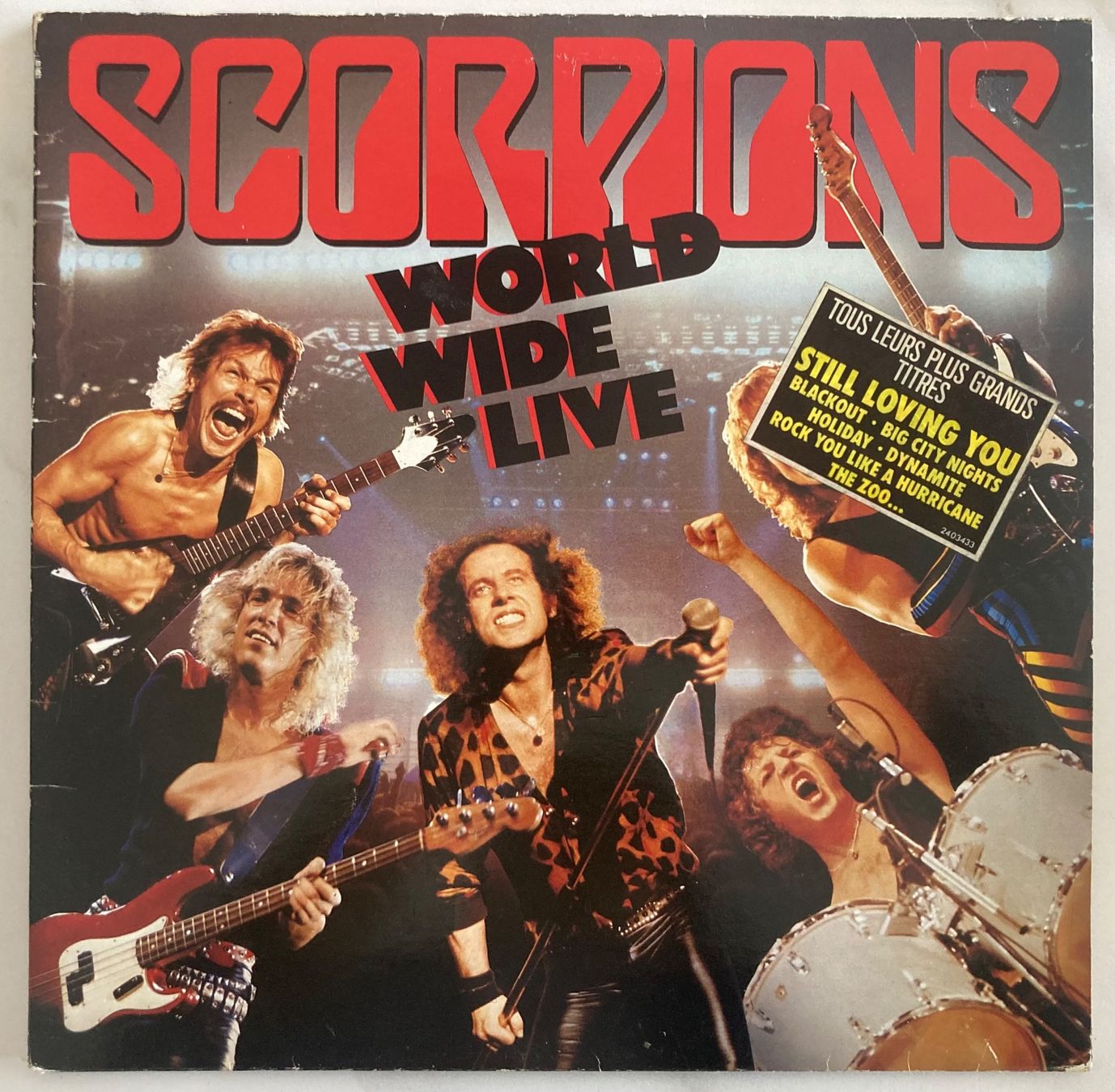Vinyles: SCORPIONS - WORLD WIDE LIVE – D'occasion à Poliez-Pittet par Newtown-Records